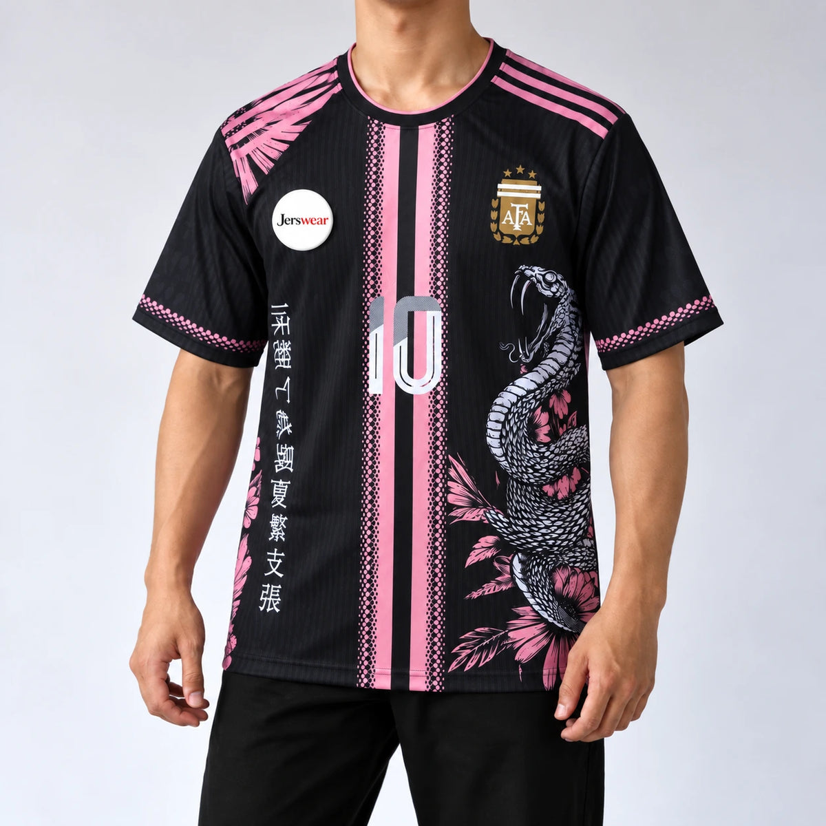 Messi Argentina Venom Edition Black (Embroidery)