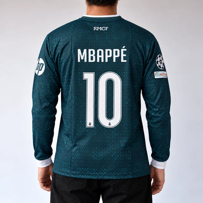 Real Madrid Mbappé Jersey (Embroidery Full Sleeve)